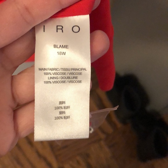 Iro Silk Georgette “Blame” Mini Dress Size 40 - Picture 4 of 5